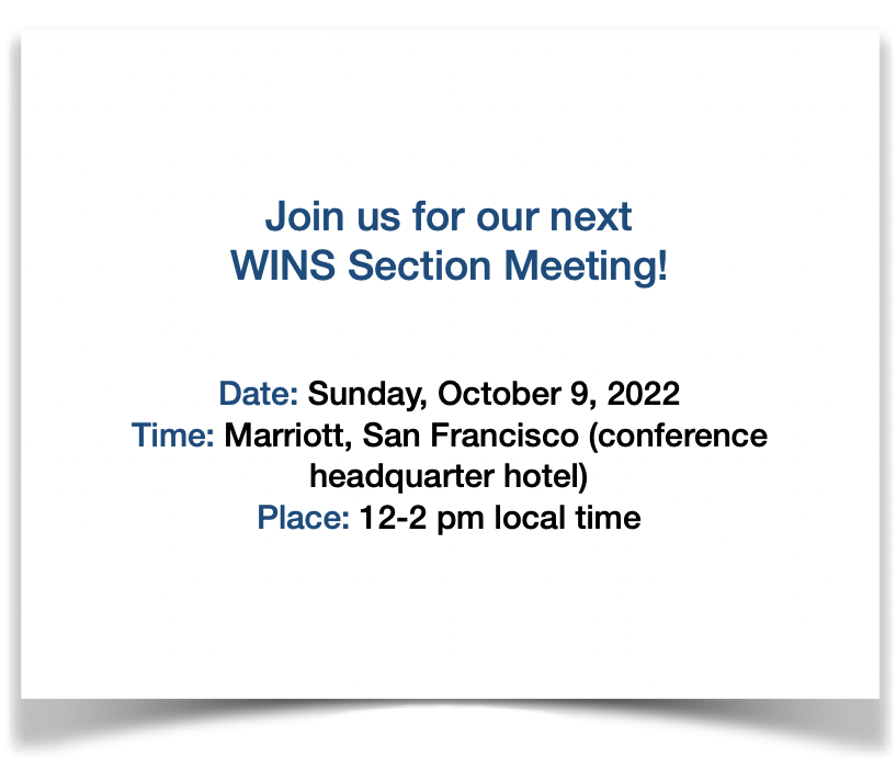 WINS general meeting